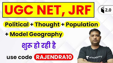 UGC NET/JRF 2020 | Complete Course by Rajendra Sir | Use Code "RAJENDRA10" & Get 10% Off