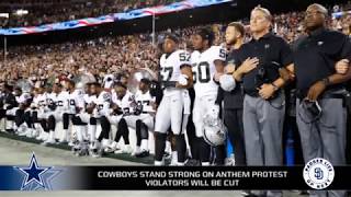 Jerry Jones will not allow player protests during the National Anthem in 2018