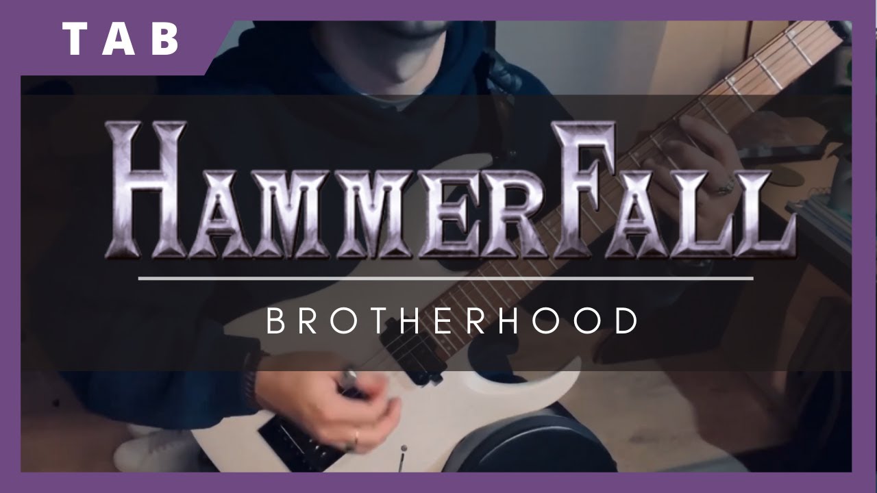 HammerFall   Brotherhood  Rhythm Guitar Cover  TABS