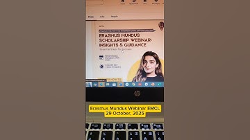 Erasmus Mundus Webinar for the program EMCL++