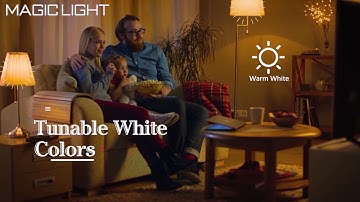 Smart Light Bulbs 9W MagicLight WiFi & Bluetooth & Remote 3in1 RGBCW Color Changing LED Smart Bulb