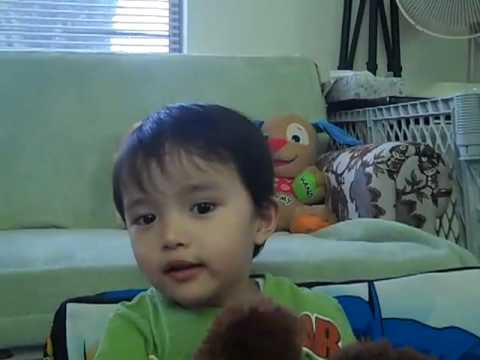 29 MONTHS J-AR: TODDLER "SPELLING BEE WORD GAME"