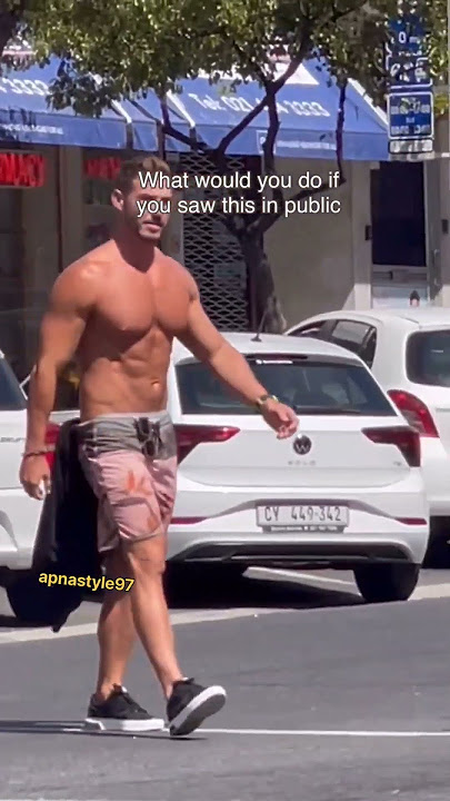 Handsome man in public #shorts