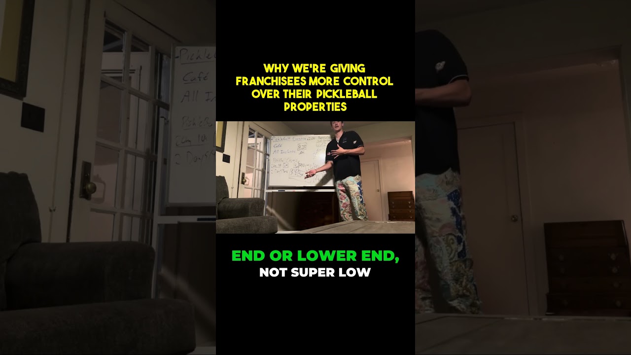 Why We're Giving Franchisees More Control Over their Pickleball Properties. #shorts