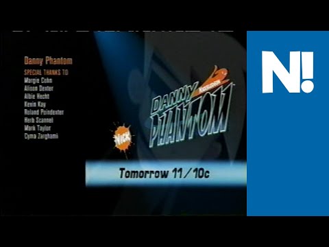Nickelodeon Danny Phantom Split Screen Credits June 25 2004 