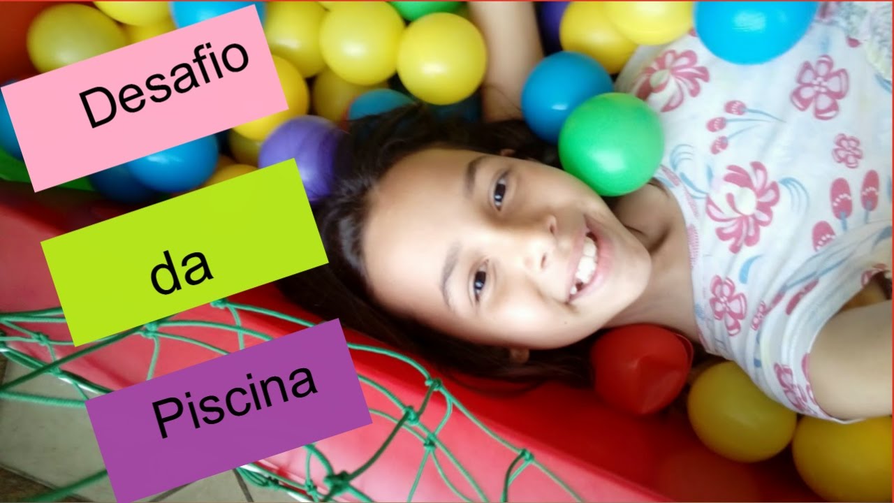 Desafio Da Piscina🌈 Youtube