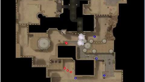 de_dust2 strat#2 - 2-3 split A plant