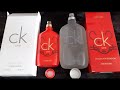 Calvin Klein CK One 1994 r vs CK One Collectors Edition 2020 r Unboxing