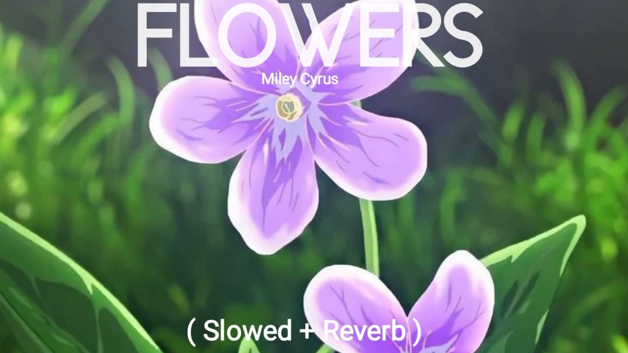 Miley Cyrus- FLOWERS ( Slowed + Reverb )
