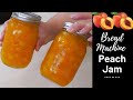 Bread machine peach jam  how to make homemade jam in a bread maker  amy learns to cook