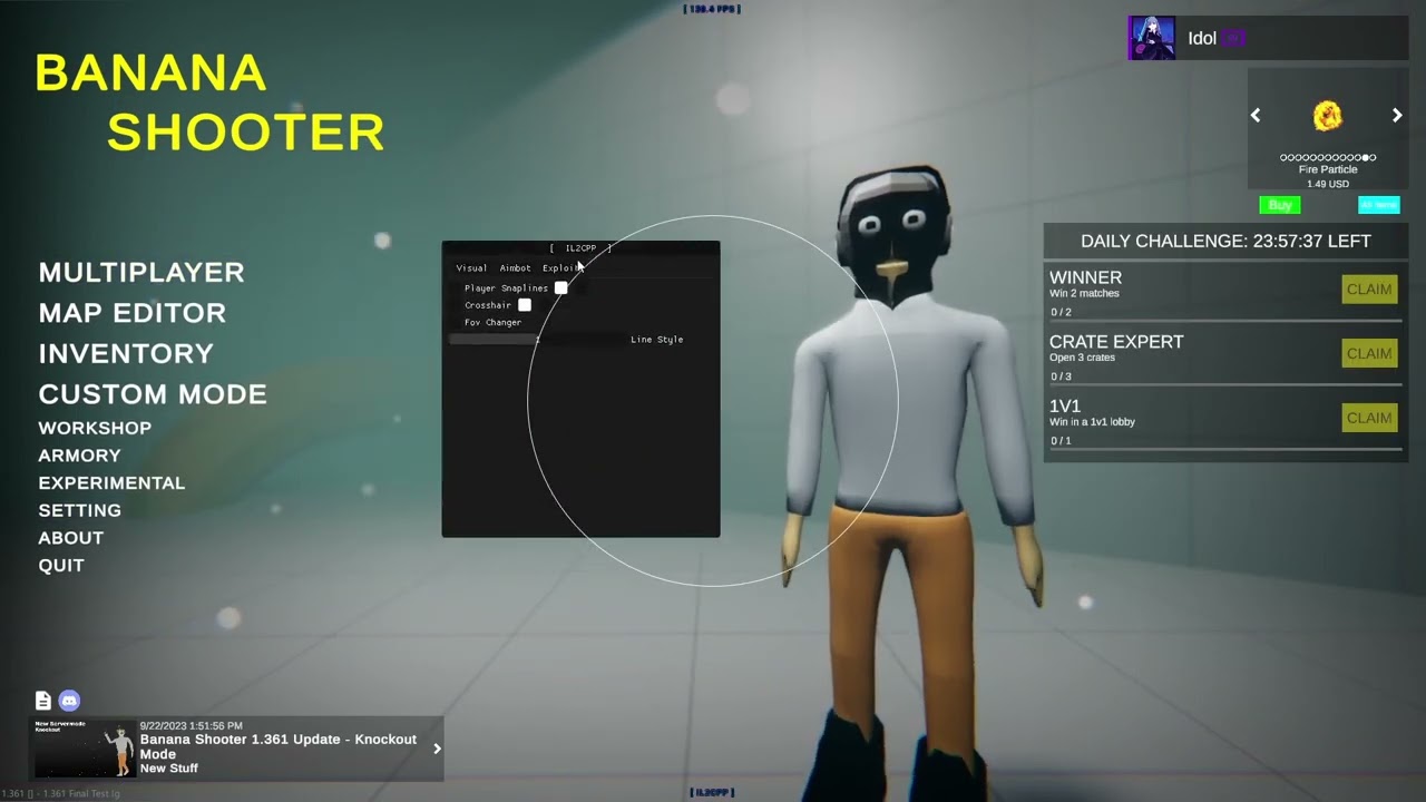Учебное пособие по меню IL2CPP ImGui (хуки, вызов функций, ESP, FOV)