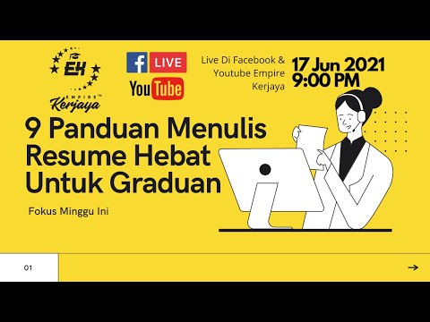 Video: Cara Menulis Resume Yang Hebat