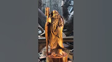 Đạt Ma Sư Tổ 🥰🥰🥰#điêukhắcgỗ #langnghevandiem
