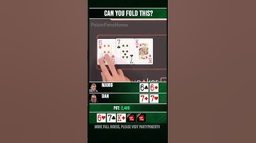 Can you fold this? #poker