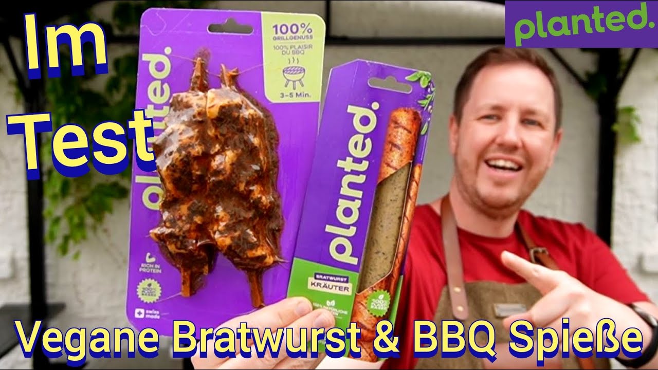 Planted: vegane Bratwurst und BBQ Spiee im Test