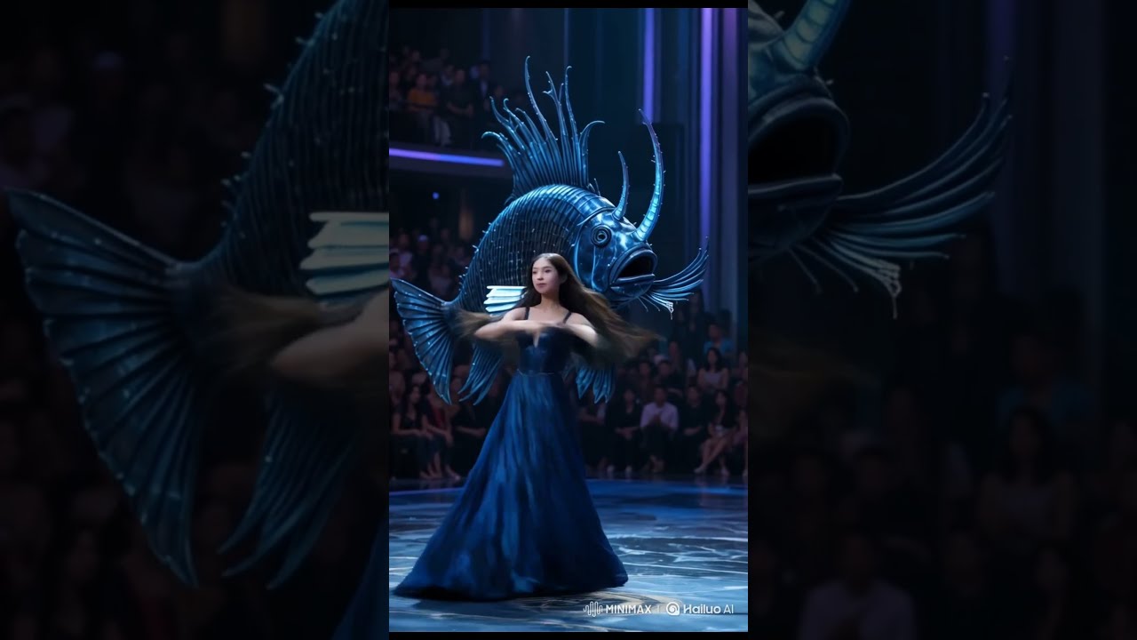 Young Lady Perform Amazing Dance With Large Fish On Agt Americasgottalentseason16