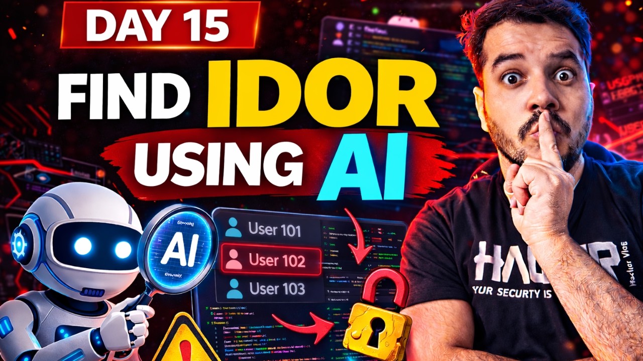 🔥 Day 15 How to Find IDOR Vulnerability Using AI | Bug Hunting Tutorial ...