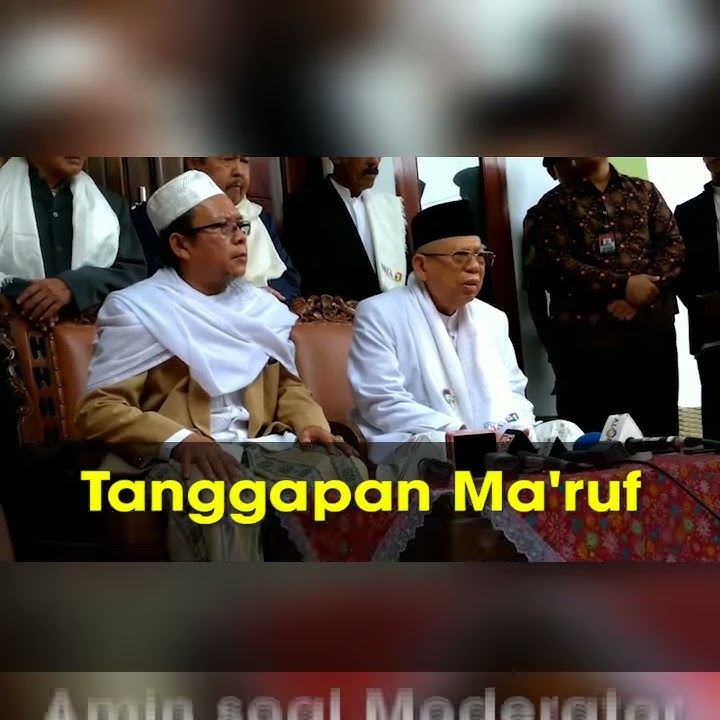 Soal Moderator Debat Pilpres, Ma'ruf Amin Siapa Saja, yang Penting Objektif