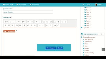 Multiple Choice Cloze Questions in Moodle
