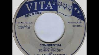 Sonny Knight - Confidential on 1956 Vita Records.