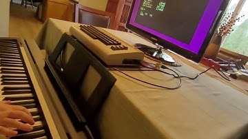 MIDI2SID Demo on the TeensyROM for Commodore 64.