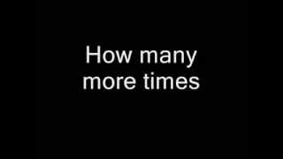 Led Zeppelin - How Many More Times (Lyrics)