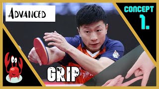 Concept 01  Holding pressure line | Best table tennis grip advice