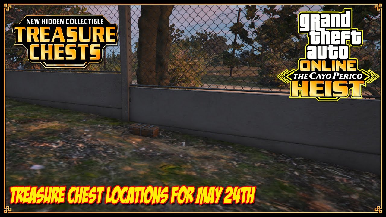 Cayo Perico Treasure Chest Locations For May 24th 2023 GTA 5 Online