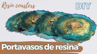 Portavasos de RESINA (Resin Coasters) DIY