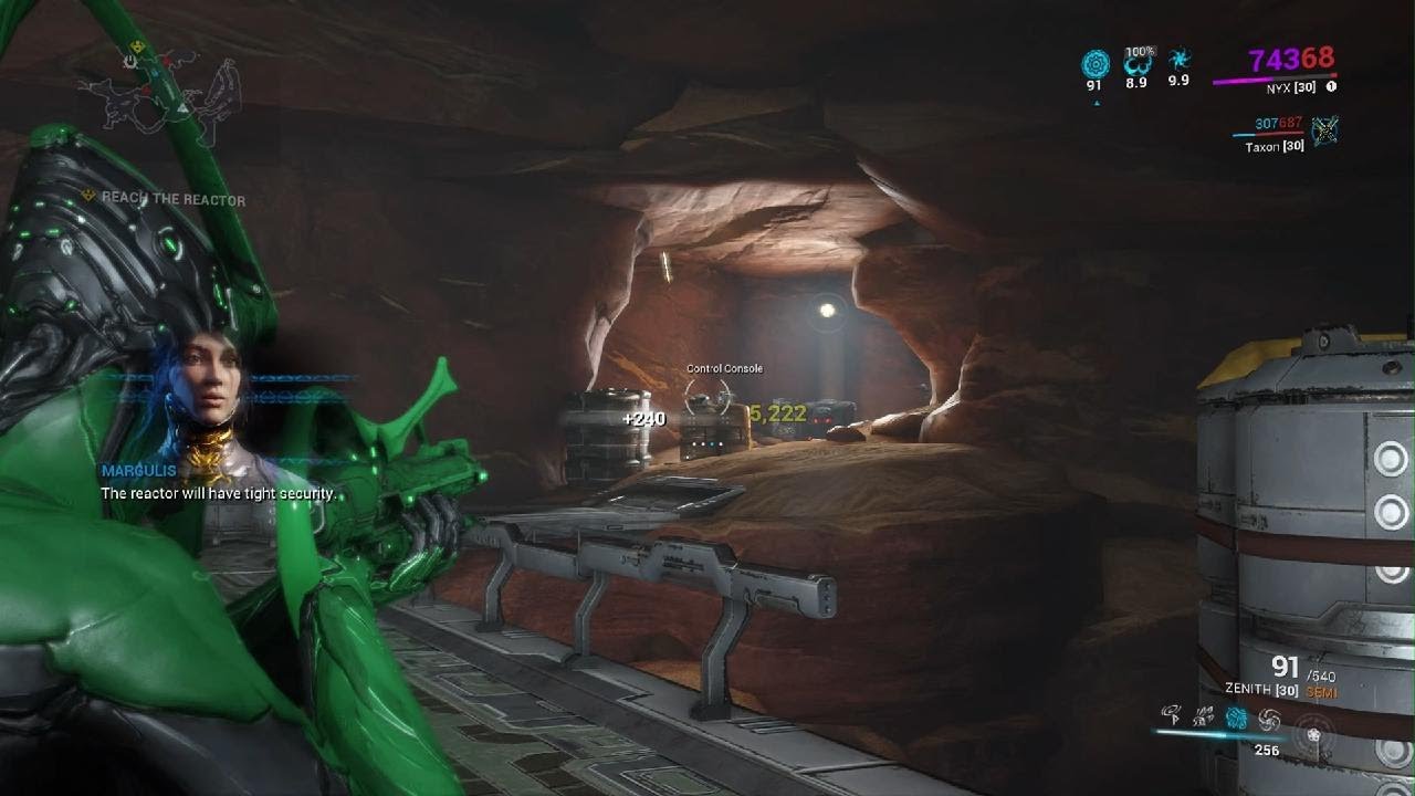 Warframe Sabotage mission with Death Detonation Mode gameplay PS5 Pro