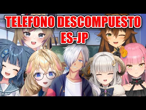 【Telefono Descompuesto】¡Invite a 3 Vtuber Japones y 3 Vtuber Hispanos para Telefono Roto! video thumb