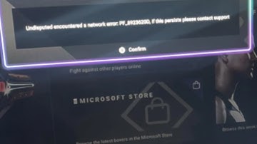 How To Resolve Undisputed Error code PF_89236609?