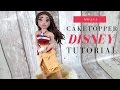 Moana Disney Cake Topper Video collaboration with Miss Trendy Treats | Delicious Sparkly Cakes