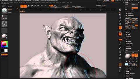 ZBrush tutorial: Render an Orc from The Hobbit, Part 7
