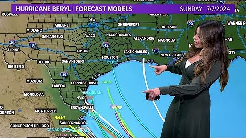 Hurricane Beryl tracker: Latest path, spaghetti models, Texas forecast
