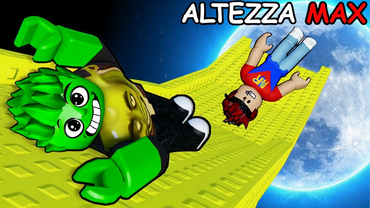 Ho COSTRUITO LO SCIVOLO più GRANDE del MONDO su ROBLOX!🤩🛝