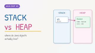 Where Do Java Objects Live Stack vs Heap Explained | Java OOP #2