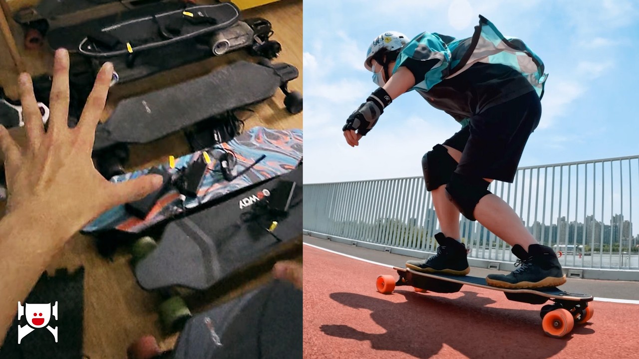 Every Electric Skateboard Ever Made by Exway (so far) - YouTube