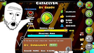 Cataclysm 100% 3 Coins /// FLUKE FROM 59 /// New Hardest/First Extreme
