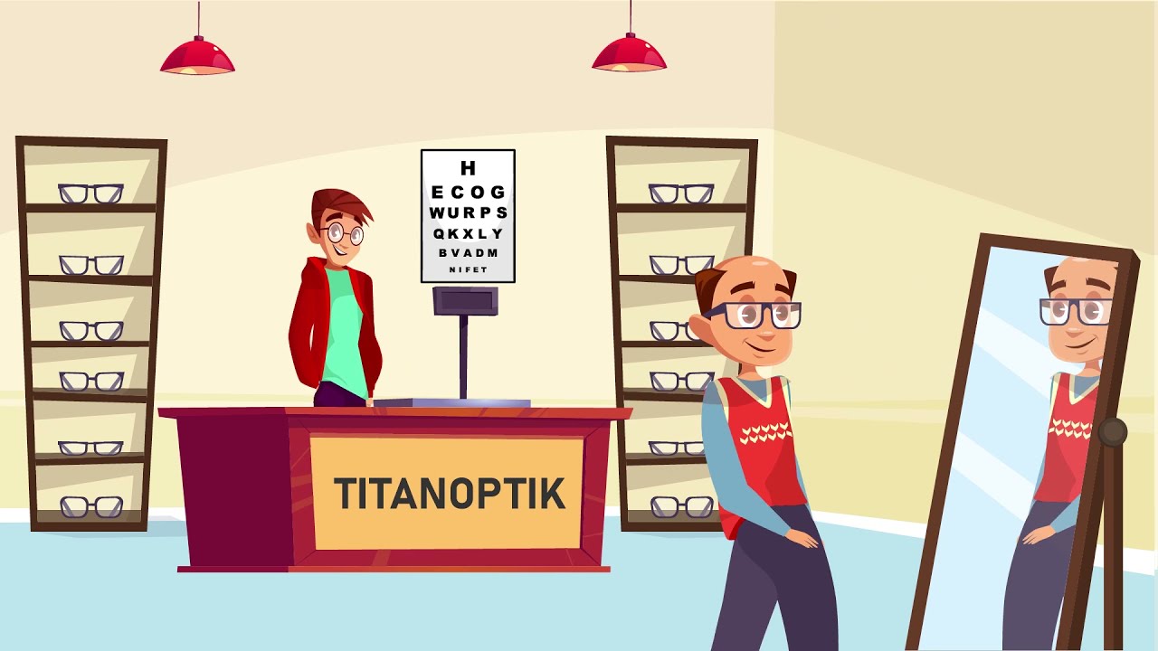 TitanOptik Optiker stockholm Glasögon snabb leverans Titanbågar