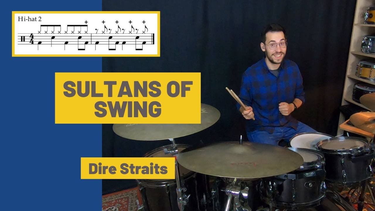 🥁SULTANS OF SWING Dire Straits (DRUM COVER) BATERÍA YouTube Music