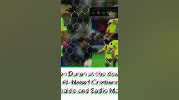 john Duran at the double for al nassr cristiano Ronaldo and sadio mane #cr7