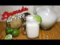 Limonada de coco deliciosa y cremosa