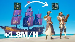 La Meilleure Technique Pour Augmenter Sa Réputation  (1,8 Million Par Heure) Sea Of Thieves