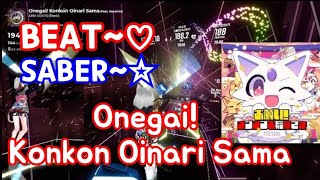  Beat Saber Onegai Konkon Oinari Sama   Body Tracking 