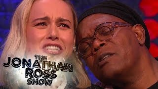 Brie Larson and Samuel L Jackson Sing Shallow | The Jonathan Ross Show