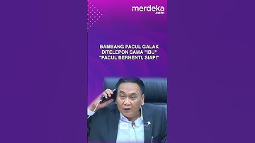 Ditantang Mahfud, Bambang Pacul Tunggu Perintah "Ibu", RUU Perampasan Aset #besmart #viralshort