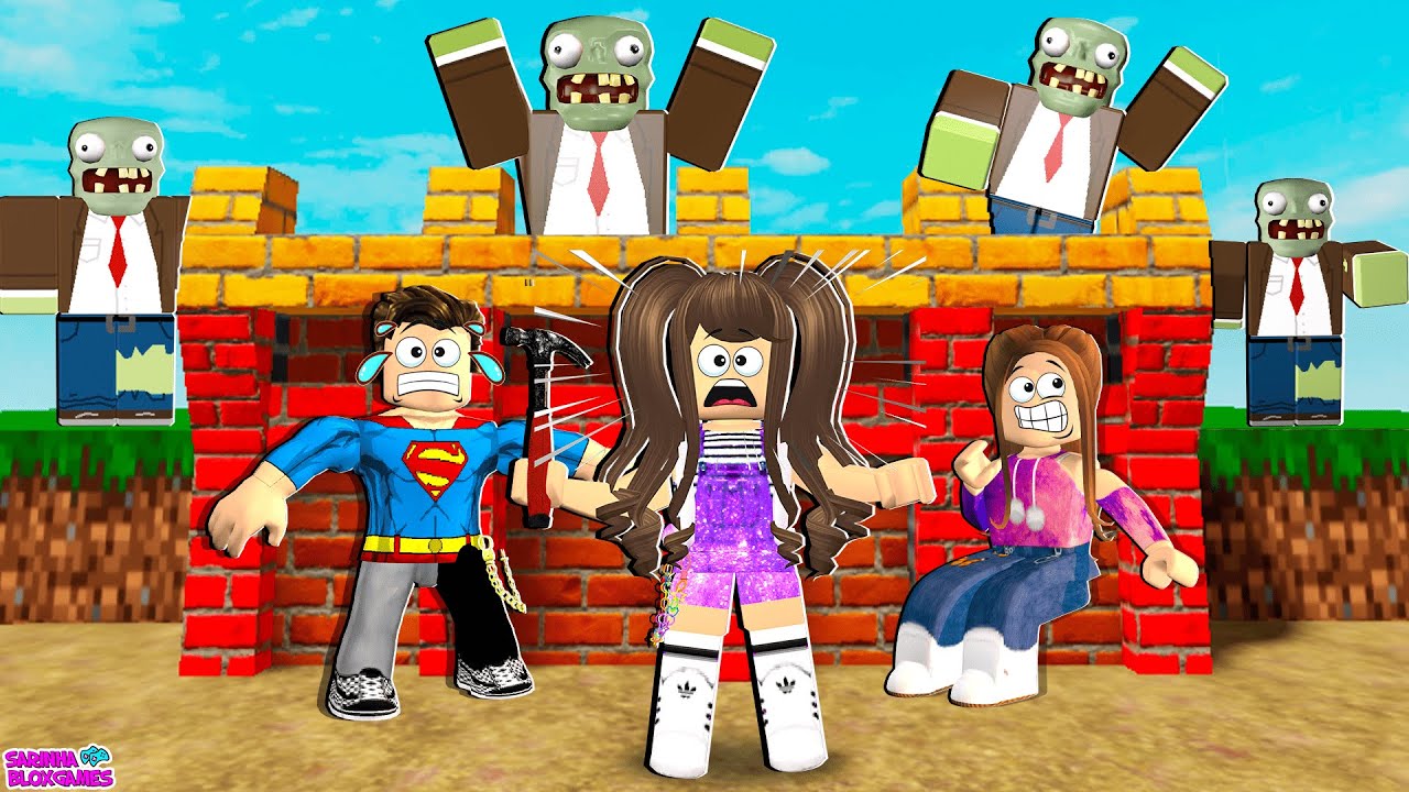 CONSTRUA RÁPIDO PARA SOBREVIVER AOS ZUMBIS!!🧟‍♂️🧟‍♀️ Roblox