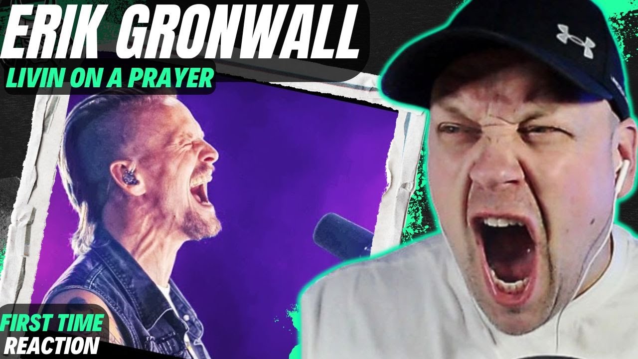 ERIK GRONWALL Absolutely NAILS Livin On A Prayer By BON JOVI [ Reaction ] | UK 🇬🇧