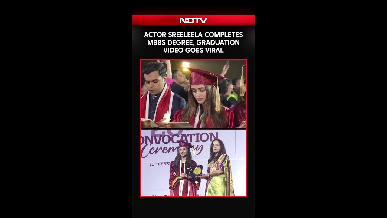 Viral: Sreeleela Is Officially A Doctor, Actor Gets MBBS Degree After 6 Years